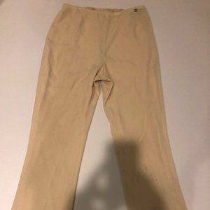 Vintage Chanel Cream Pants - Size 40 - image 1